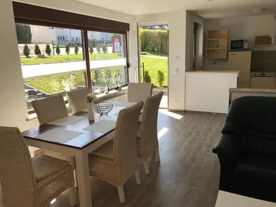 Küche/Küchenzeile in der Unterkunft Freizeitcenter Bad Sachsa