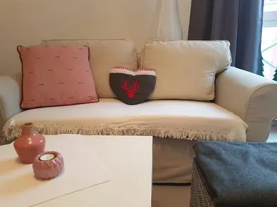 Ein Sitzbereich in der Unterkunft Apartment Gosch an der Skiwiese