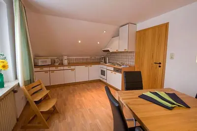 Küche/Küchenzeile in der Unterkunft Haus Panorama Sankt Andreasberg
