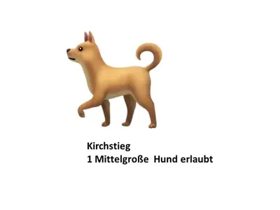 Haustiere von Gästen der Unterkunft Schloss Stiege