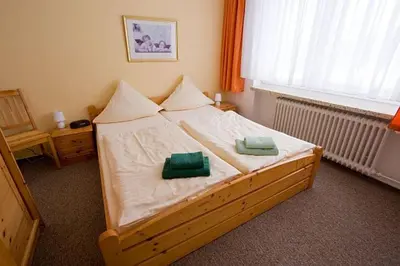 Ein Bett oder Betten in einem Zimmer der Unterkunft Haus Panorama