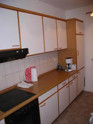 Küche/Küchenzeile in der Unterkunft Haus an der Radau