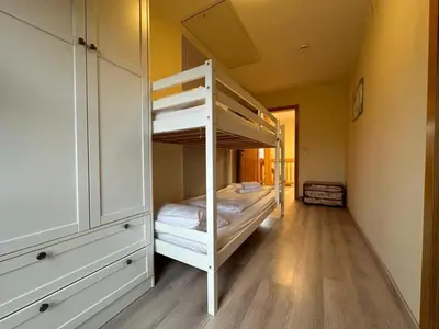 Ein Bett oder Betten in einem Zimmer der Unterkunft Ferienhaus 