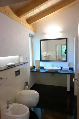 Ein Badezimmer in der Unterkunft Harzer Feriengarten 4 Sterne