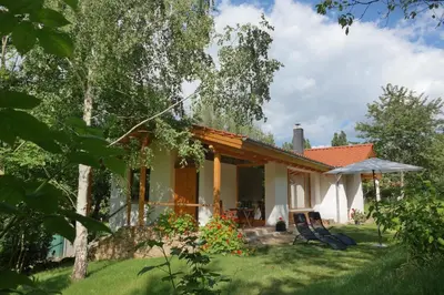 Ein Garten an der Unterkunft Harzer Feriengarten 4 Sterne