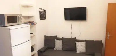 Küche/Küchenzeile in der Unterkunft Art Apartment - Harz