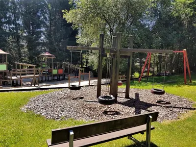 Ein Kinderspielbereich in der Unterkunft Großdorf Appartement En Vogue im Hahnenklee, Harz