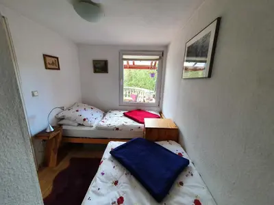 Ein Bett oder Betten in einem Zimmer der Unterkunft Ferienhaus 