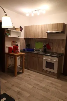 Küche/Küchenzeile in der Unterkunft Ferienwohnung Nana