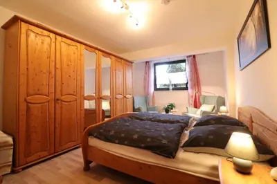 Ein Bett oder Betten in einem Zimmer der Unterkunft Ferienwohnung Nana