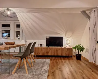 TV/Unterhaltungsangebot in der Unterkunft Ferienwohnung am Kurpark in Zorge im Harz