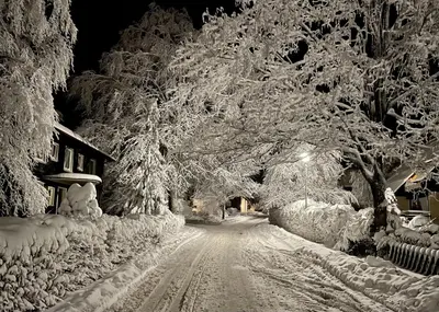 Schöne Bergsicht im Winter