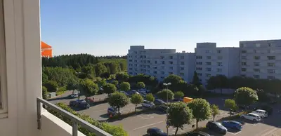 Das Gebäude in dem sich die Ferienwohnung befindet
