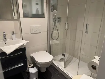 Ein Badezimmer in der Unterkunft Harzfewo Köhnke 1