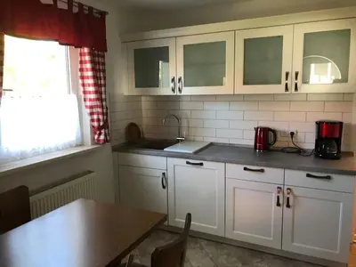 Küche/Küchenzeile in der Unterkunft Ferienhaus Lilo
