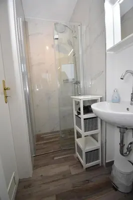 Ein Badezimmer in der Unterkunft Harzfeuer Zentrum