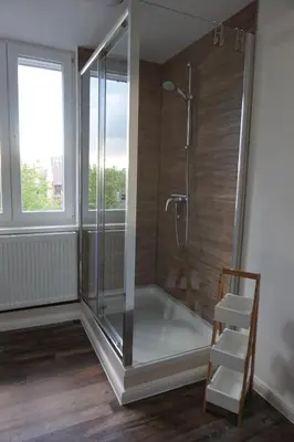 Ein Badezimmer in der Unterkunft Ferienhaus Hundertmorgenfeld Wo 3