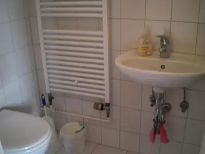 Ein Badezimmer in der Unterkunft Gästehaus Wetzel
