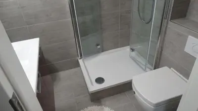Ein Badezimmer in der Unterkunft Buntspecht