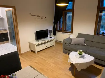 TV/Unterhaltungsangebot in der Unterkunft Ferienwohnung Rico