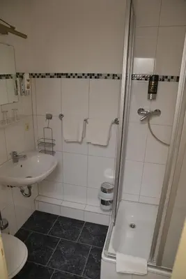 Ein Badezimmer in der Unterkunft Haus Sankt Florian