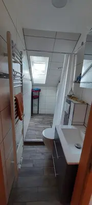 Ein Badezimmer in der Unterkunft Landhaus Kathrin