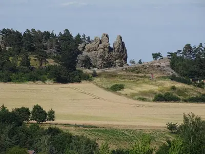 Naturlandschaft in der Nähe der Ferienwohnung
