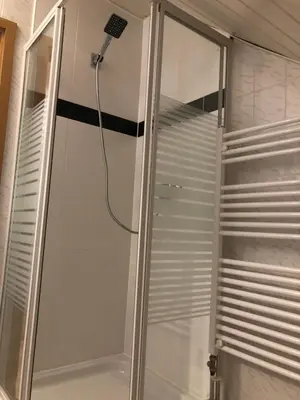 Ein Badezimmer in der Unterkunft Harzer Fitnessloft