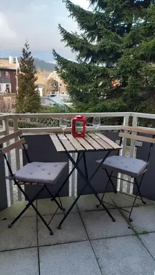 Ein Balkon oder eine Terrasse in der Unterkunft Harz-Glück1