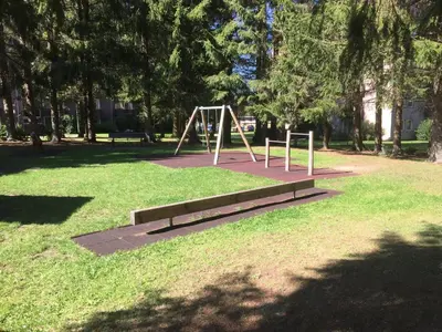 Ein Kinderspielbereich in der Unterkunft Frau Holle