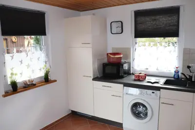 Küche/Küchenzeile in der Unterkunft Ferienhaus Geli