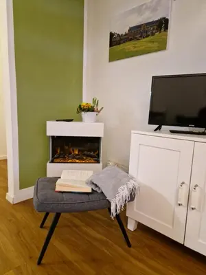 TV/Unterhaltungsangebot in der Unterkunft Galeriewohnung Ritter Ramm, Altstadtjuwel mit kostenlosem Parkplatz und Terrasse