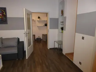 Ein Sitzbereich in der Unterkunft weiss-ferienwohnung