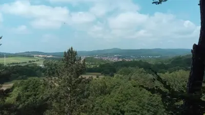 Naturlandschaft in der Nähe des Campingplatzes