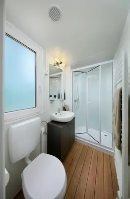Ein Badezimmer in der Unterkunft KNAUS Campingpark Walkenried