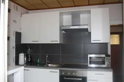 Küche/Küchenzeile in der Unterkunft Ferienwohnung Harz Moni Werner