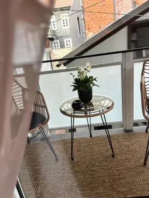 Ein Balkon oder eine Terrasse in der Unterkunft Die Altstadt Appartements Caprice