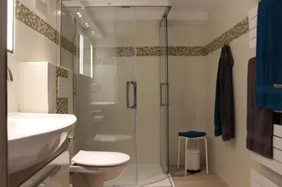 Ein Badezimmer in der Unterkunft Ferienhaus Kleine Auszeit