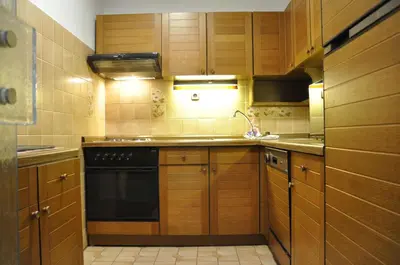 Küche/Küchenzeile in der Unterkunft Ferienwohnung Fynns PeerLe