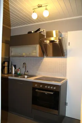 Küche/Küchenzeile in der Unterkunft Ferienwohnung Am Heidelberg