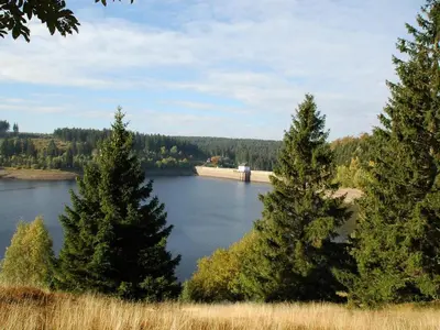 Naturlandschaft in der Nähe des Ferienhauses