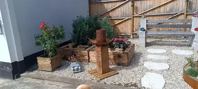 Ein Garten an der Unterkunft FW Okertalerstieg