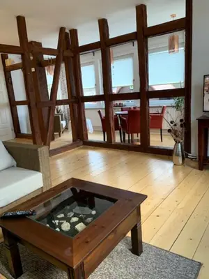 Ein Sitzbereich in der Unterkunft Appartment 5