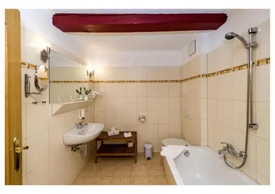 Ein Badezimmer in der Unterkunft Hotel Gut Voigtlaender