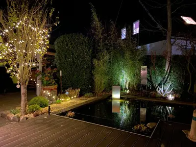 Ein Garten an der Unterkunft LaDIGo „Kleines Glück“