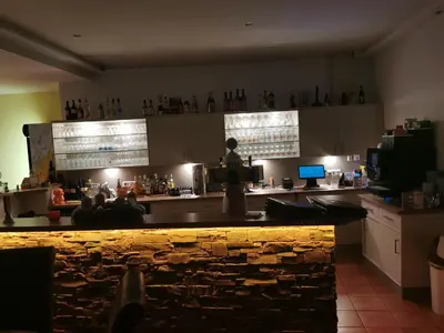 Lounge oder Bar in der Unterkunft Hotel Gasthaus Bodetal