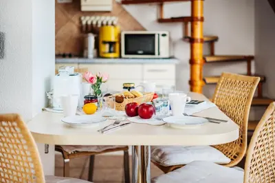 Essen in der Ferienwohnung oder in der Nähe