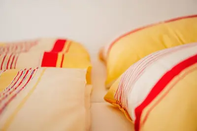 Ein Bett oder Betten in einem Zimmer der Unterkunft Große Wohnung - Boxspring - Rodelwiese - Balkon - 4 Personen