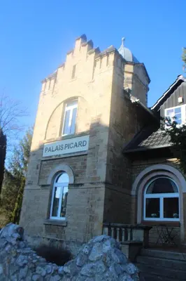 Das Gebäude in dem sich die Ferienwohnung befindet