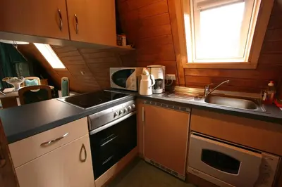 Küche/Küchenzeile in der Unterkunft Holiday park- Nurdach
